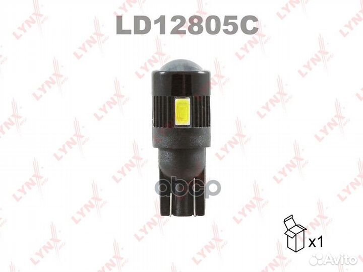 Лампа светодиодная LED W5W T10 12V W2.1x9.5d 72