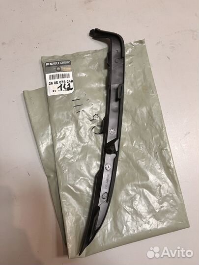 Планка под фару левая renault logan II (2014)
