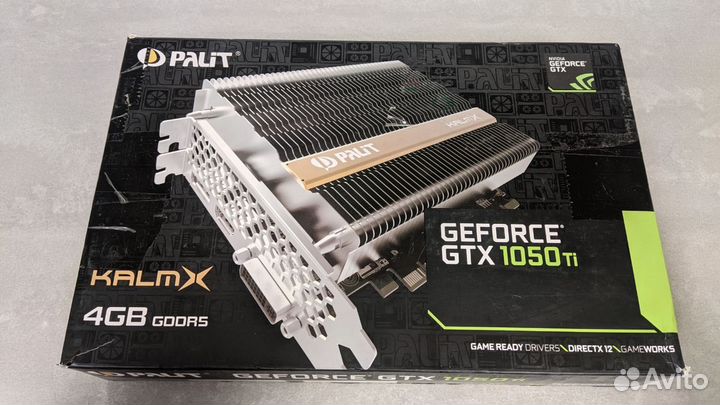 Palit GTX 1050ti 4GB kalmx (Не рабочая)