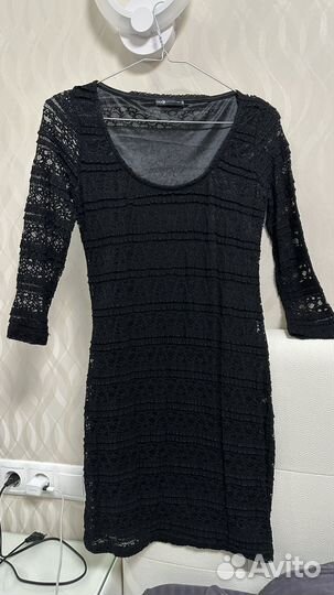 Гипюровое платье S