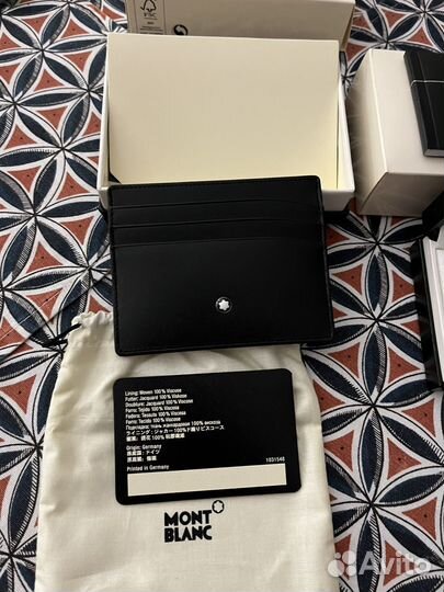 Mont blanc Ручка и кардхолдер