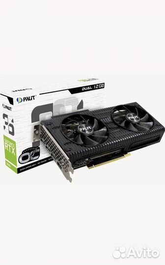 Видеокарта RTX 3060 12GB Dual Palit