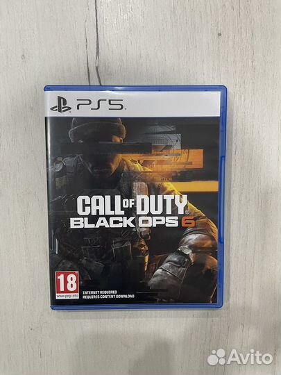 Call of duty black ops 6 ps5 диск