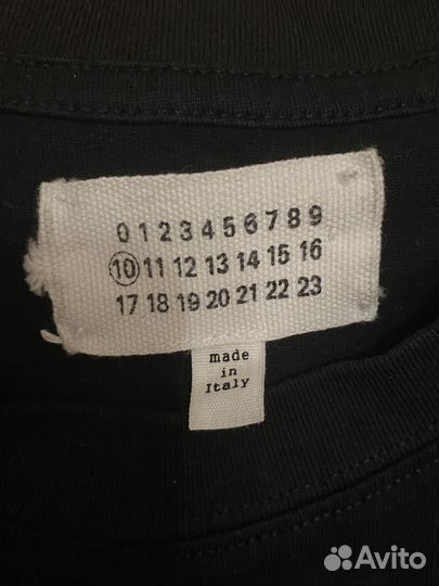 Maison margiela футболка черная