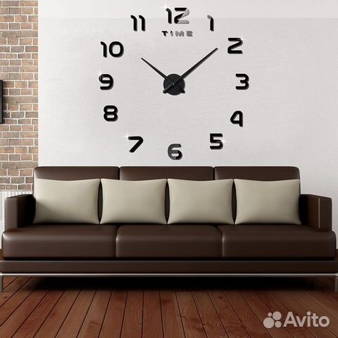 Часы настенные 3D (70-120 см) 8 моделей в наличии