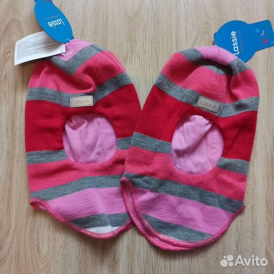 Новая шапка шлем для девочки 46 р