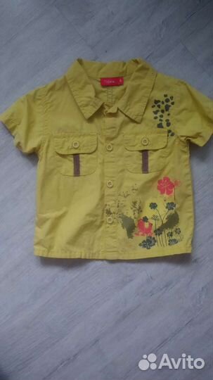 Рубашка на мальчика,размер 74-80