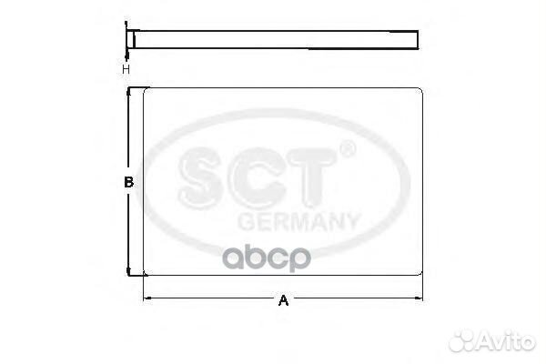Фильтр салонный SA1260 SCT