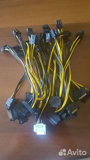 Кабели и переходники 6Pin на SATA, для Видеокарт
