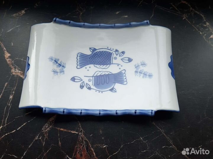 Тарелки, тарелки для суши, тарелки делфт