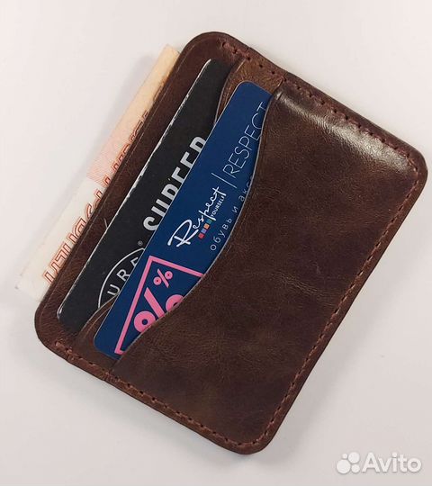 Картхолдер из натуральной кожи