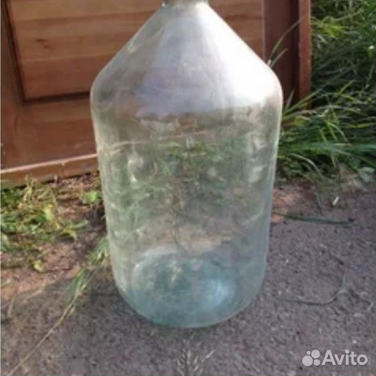 Бутыль стеклянная