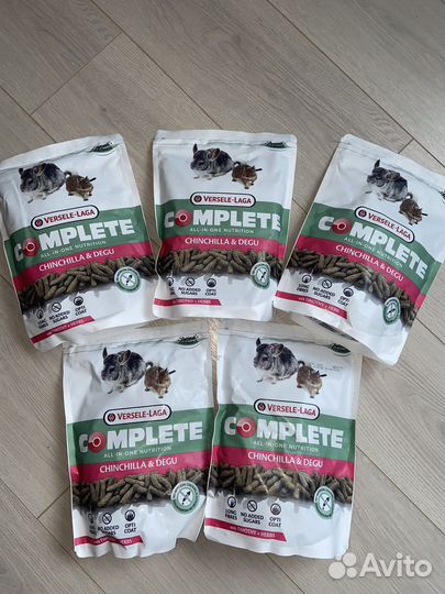 Корм Versele laga Complete для шиншилл и дегу