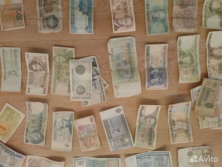 Коллекционные Европейские Купюры и монеты