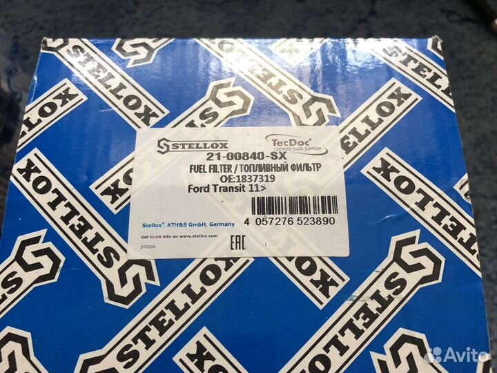 Топливный фильтр на ford transit