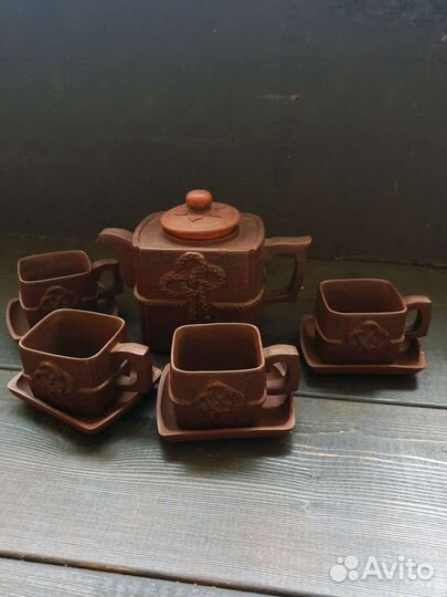 Китайский чайный сервиз из исинской глины