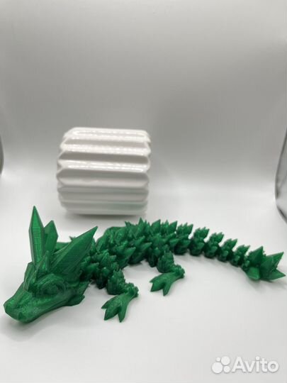 Игрушка подвижный антистресс дракон 3д печать