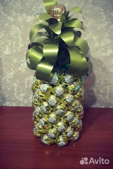 Оригинальные подарки(Ананас из конфет)