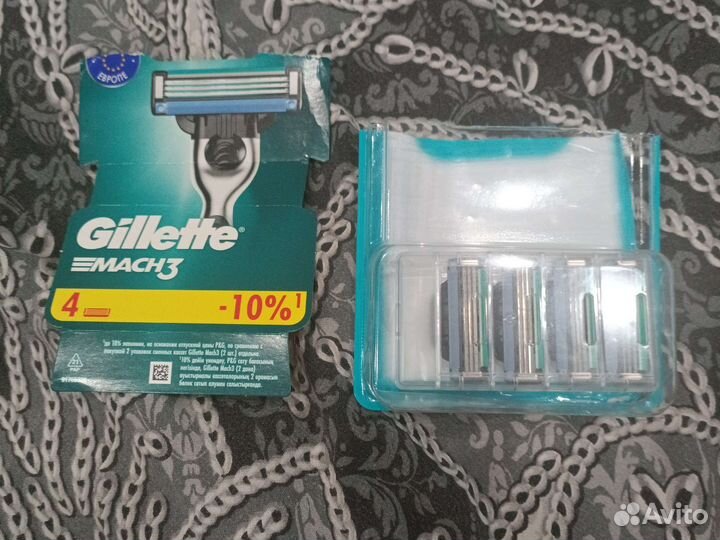 Кассеты для бриться мужские Gillette mach 3