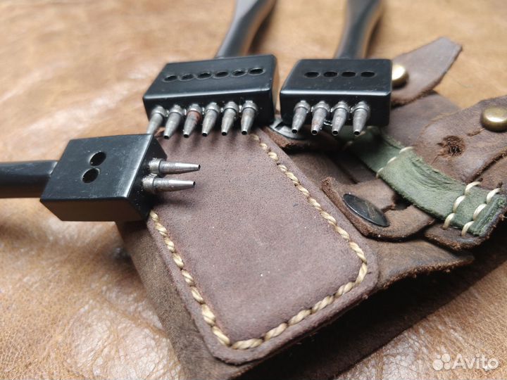 Строчный пробойник для кожи. Реставрация ремней