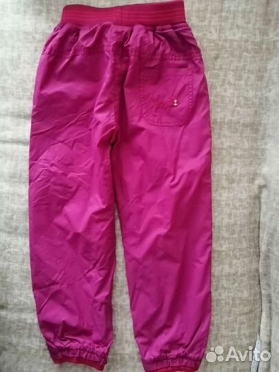 Штаны болоневые и джинсовые для девочки утеплённые