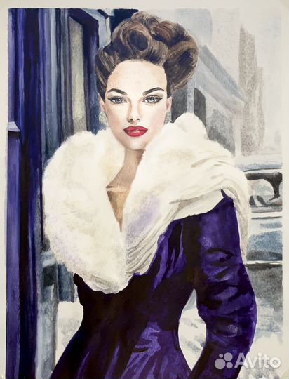 Акварельные портреты