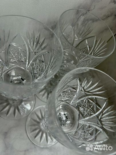 Хрустальные бокалы для вина СССР