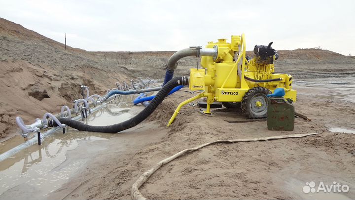 Аренда насосов и мотопомп. Откачка, водопонижение