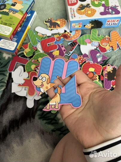 Синий трактор пазлы-книги