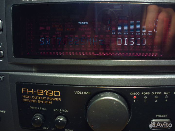 Sony FH-B190 1992й год Два по 85 ватт