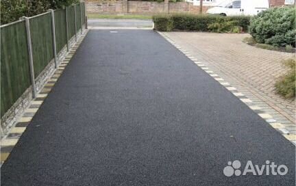 Асфальтные работы. Укладка асфальта и бордюров