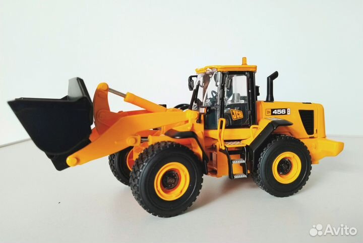 1/50 лесо погрузчик JCB 456 ковш/челюсти/вилы 3в1