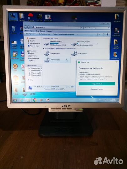 Монитор acer AL1716A