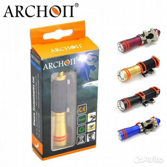 Подводный фонарь на маску Archon D1A W1A, пит AAA