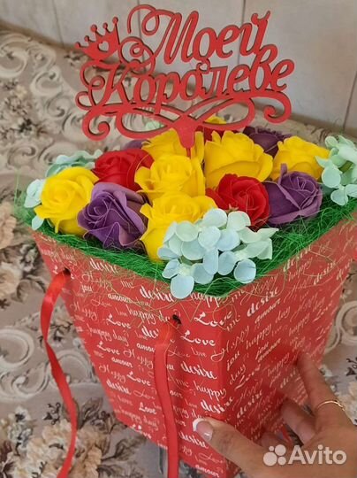 Букеты из мыльных цветов