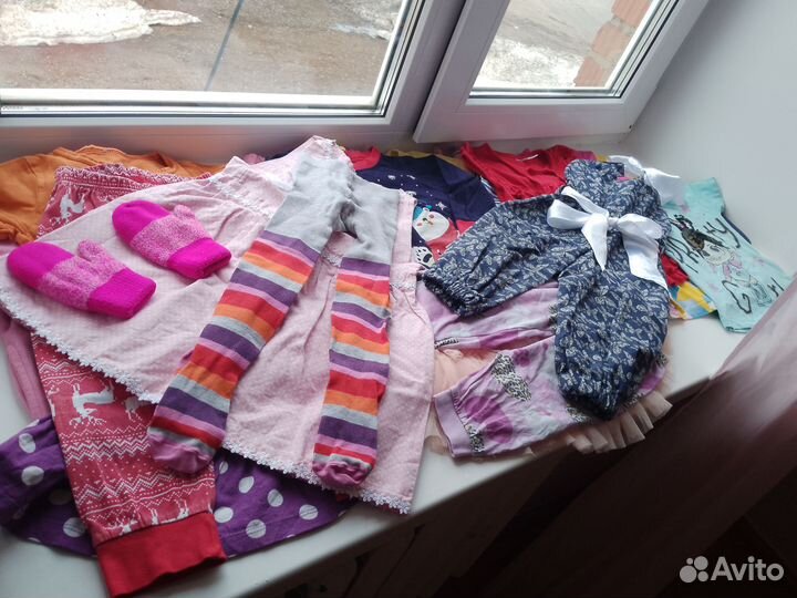 Одежда пакетом на девочку 92-98 р-р
