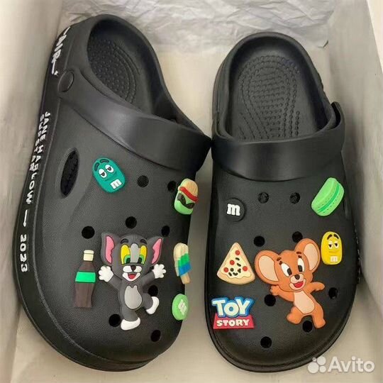 Кроксы сабо женские мужские шлепки crocs