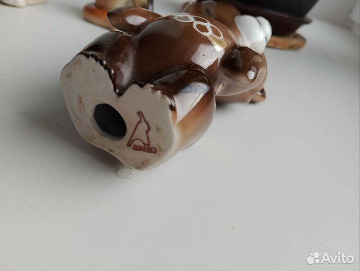 Фарфоровые статуэтки фигурки животных