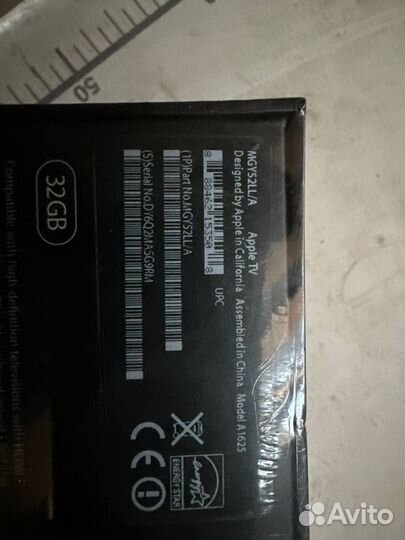 Apple TV 4 64 Gb (A1625) новый