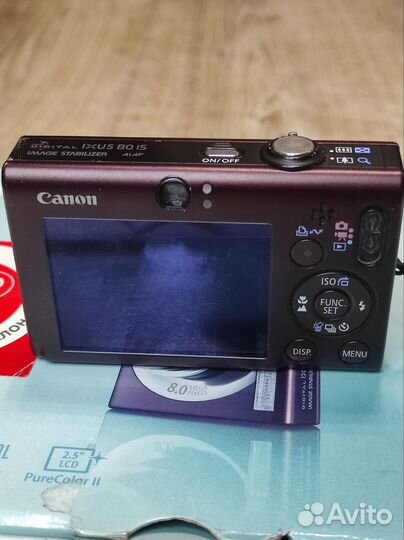 Компактный фотоаппарат canon ixus 80is