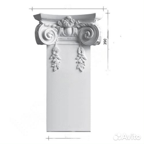 Гипсовые пилястры