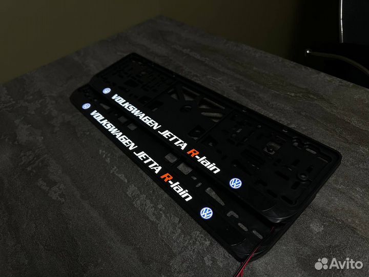 Рамка номерного знака led подсветка