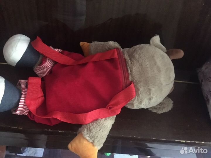 Мягкая Игрушка рюкзачок бычок