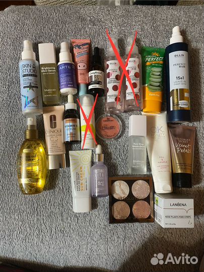 Набор косметики, новая и использованная