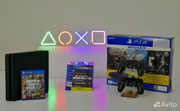 Sony Ps4 Slim 730 Игр / Гарантия / Доставка