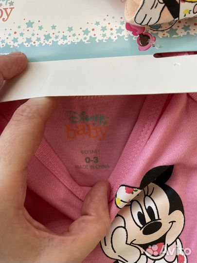 Оригинал.Комплект для девочки Disney baby 62р,74р