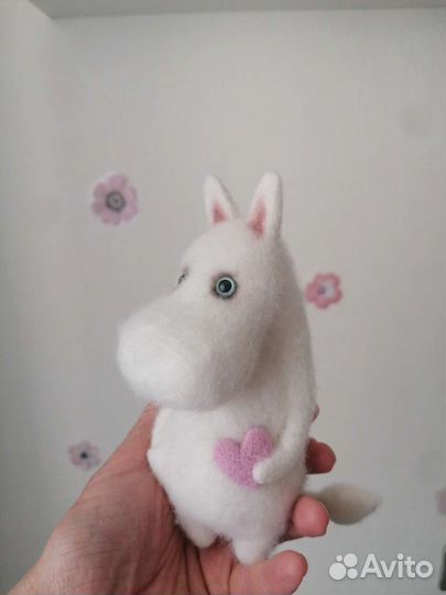 Муми Тролль с сердечком