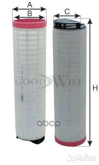 Фильтр воздушный HCV goodwill AG10541 AG10541 G