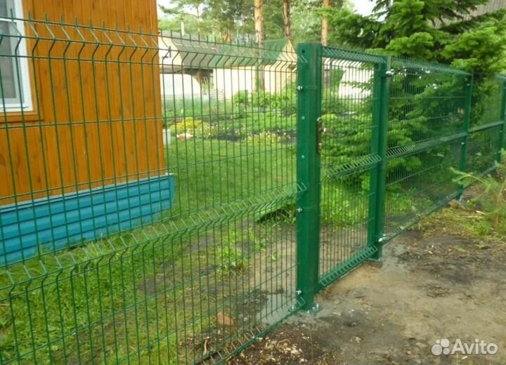 Забор из 3D сетки,калитки под ключ