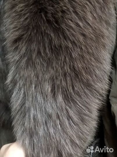 Пуховик Италия натуральный пух и песец